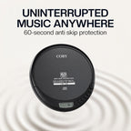 Coby Portable CD Player, 60 Second Anti Skip, FM Radio, CD Player for Car