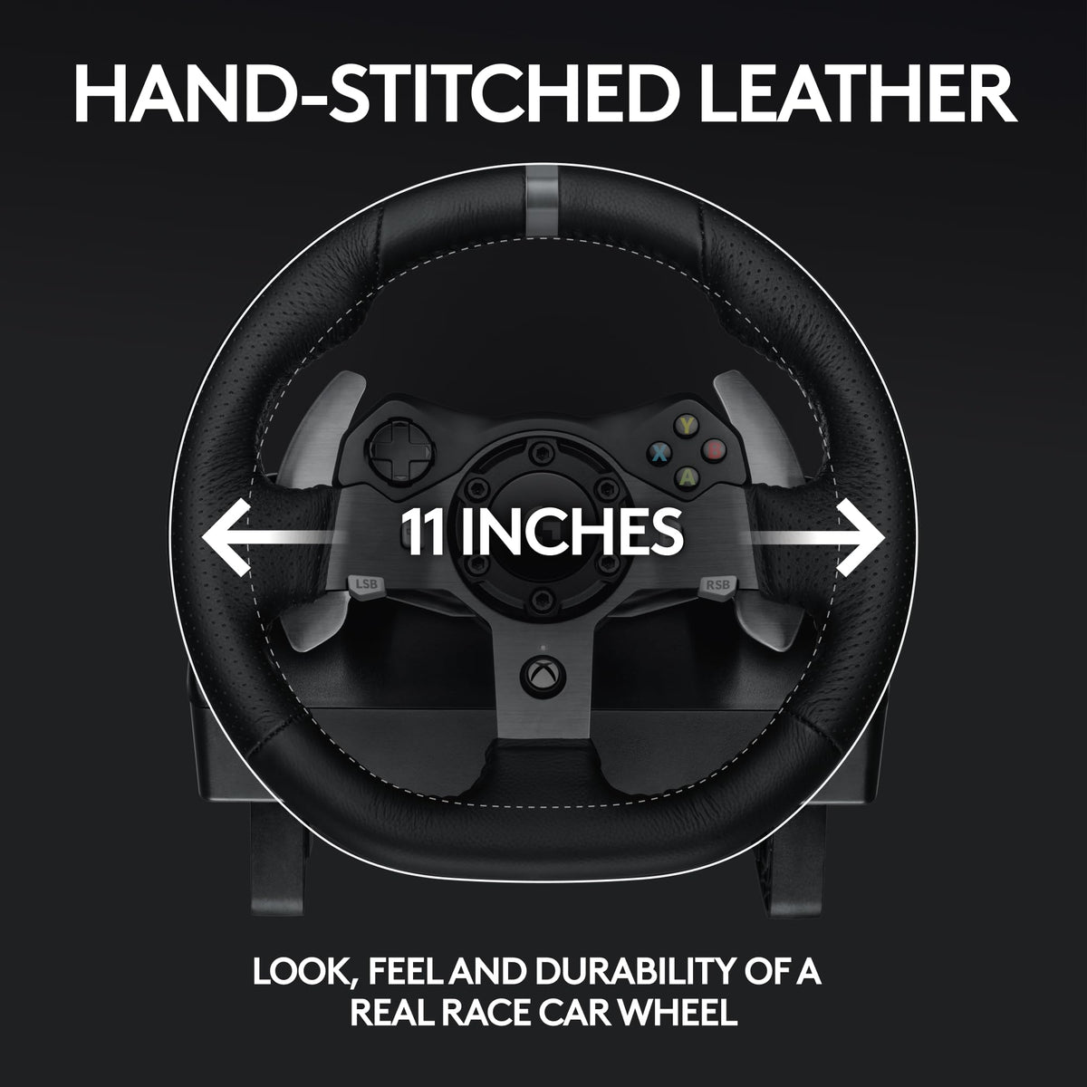 Logitech G920 Racing Wheel and Pedals for Xbox X|S/Xbox One/PC