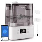 Levoit Humidifiers for Bedroom Large Room, 6L, 60H Runtime, 26dB, Smart App