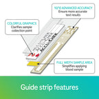 Accu-Chek Guide Glucose Test Strips, Pack of 100