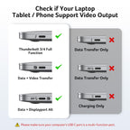 Acer USB-C Docking Station Dual Monitor, 9-in-1 Laptop Dock with 2 HDMI