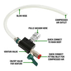 OEMTOOLS Coolant Vacuum Refill Kit, Coolant Pressure Tester Kit, 5 Adapter