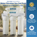 APEC Water ROES-50, 5-Stage Under Sink Reverse Osmosis System, 50 GPD