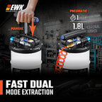 EWK 6.5L Pneumatic/Manual Oil Extractor, Oil Change Pump for Automotive