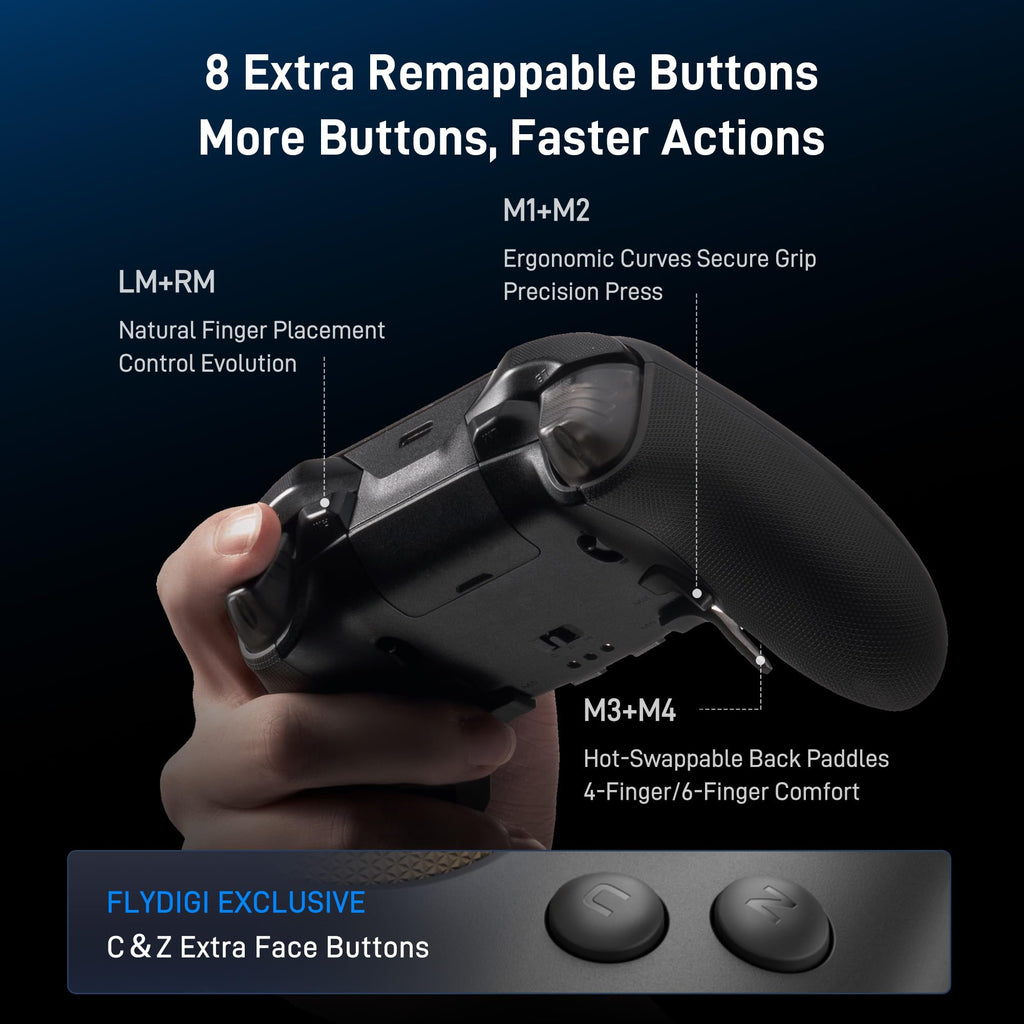 FLYDIGI Vader 5 Pro PC Controller, 3ms Low Latency, FORCEFLEX Joysticks