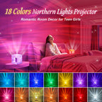 Teen Girl Gifts Trendy Stuff Galaxy Projector Night Light Projector, 18-Color Birthday Gifts for Women Christmas Gift for Men, 10 Brightness Ambient