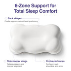 Mellow CloudAlign Memory Foam Pillow for Neck & Shoulder Support, Standard