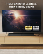 ULTIMEA 5.1CH Surround Sound Bar System with Dolby Atmos, Poseidon M60