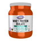 Now Sports, Whey Protein Isolate 24 g with BCAAs, Unflavored Powder, 1.2 lb