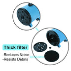Dog Dryer for Pet Grooming, Pet Hair Dryer with Heater, Blue