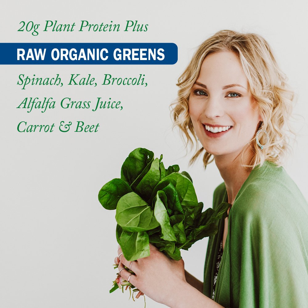 Garden of Life Raw Organic Protein & Greens Powder, Vanilla, 20 Servings