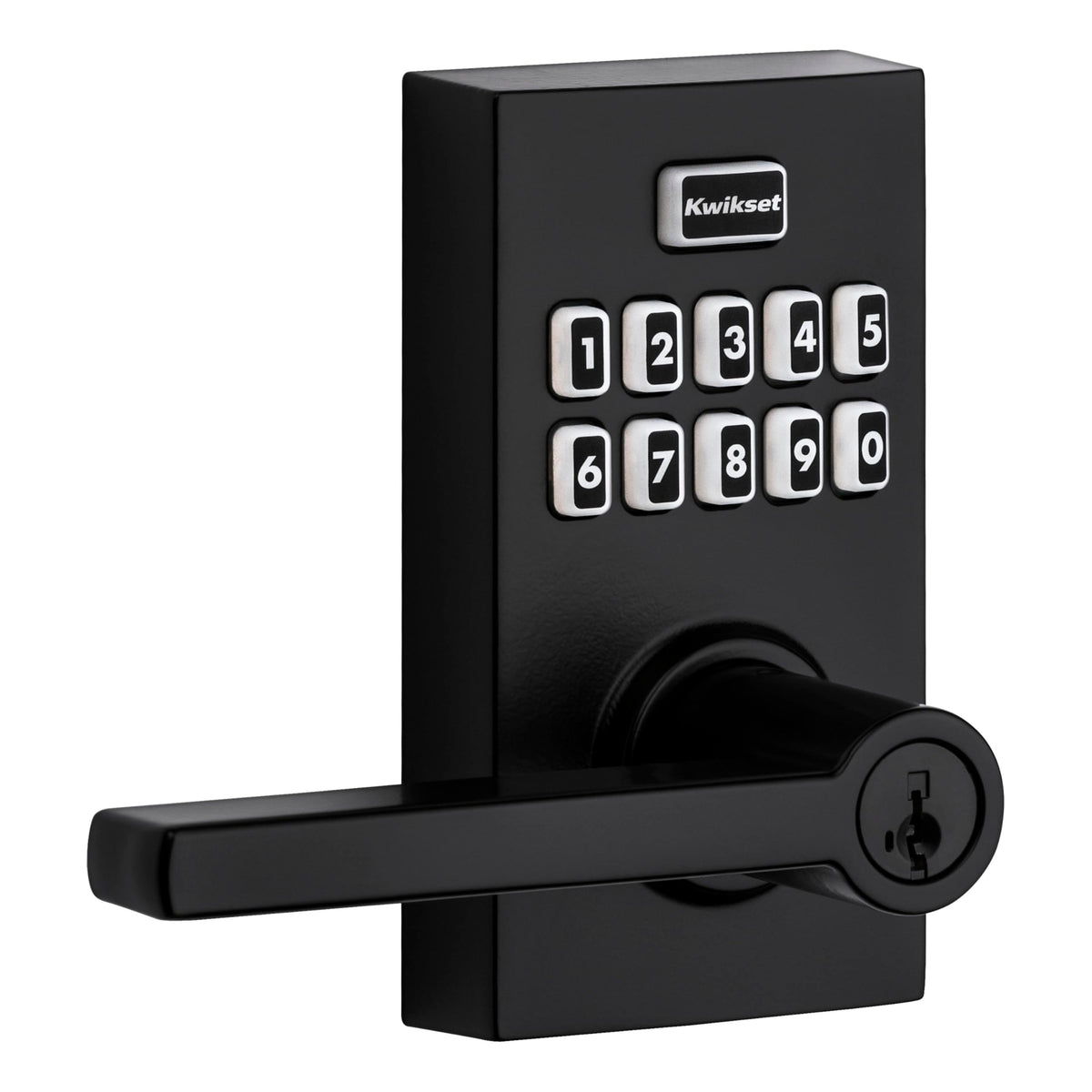 Kwikset SmartCode 917 Contemporary Electronic Deadbolt with Halifax Handle