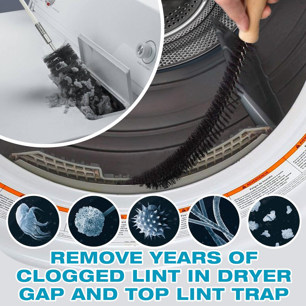 Sealegend 58-Pieces 35-Feet Dryer Vent Cleaner Kit, Dryer Cleaning Tools