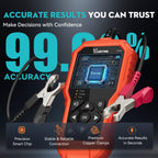Car Battery Tester 6V 12V 24V VDIAGTOOL BT500, 5-3000 CCA Battery Load Tester, Starter Alternator Tester Automotive Charging Cranking System Analyzer