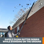 Worx Gutter Cleaning Kit with 11" Inches Tubes, WA4094