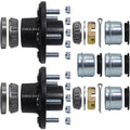 2 Sets Trailer Hub Kit 5 Bolt 4.5 for 3500 lb 5 Lug #84 Spindle