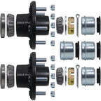 2 Sets Trailer Hub Kit 5 Bolt 4.5 for 3500 lb 5 Lug #84 Spindle