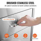 VEVOR Outdoor Kitchen Drawers 18"W x 23"H x 23"D Stainless Steel