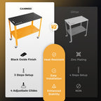 CAMMOO 1200LBS Welding Table, 36"x18" Portable Welding Table, for Garage & Workshop