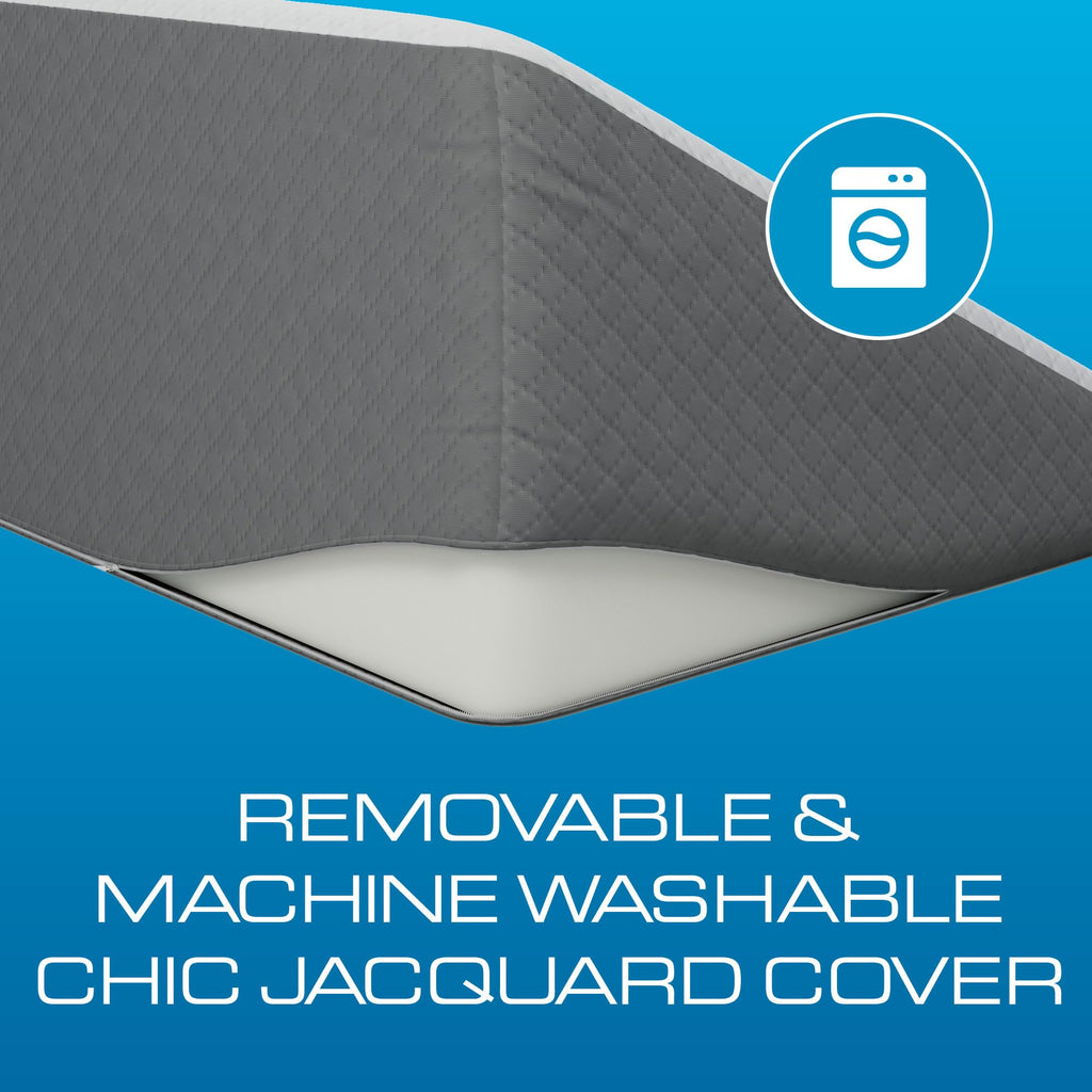 Kolbs Bed Wedge Pillow for Sleep Apnea, FSA Eligible Acid Reflux, and Back Pain Relief, with Chic Jacquard Cover - Headboard Wedges for Sleeping