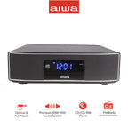 Aiwa - Exos 30W Home Speaker with CD Player, Bluetooth & FM Radio