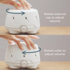 Yogasleep Dohm (White/Gray) The Original White Noise Machine, Relaxing Natural Sound from a Real Fan, Sleep Aid & Noise Cancelling for Adults & Baby