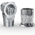 Magnetic Dryer Vent Coupling DV90 Airtight Seal Dryer Vent Connector Kit Easy to Clean Quick Connector Including a 2.6ft 4" Duct and two Clamps