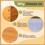 Honey Lake 10-Frame Beehive Quilt Box for Langstroth Hives