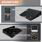Curb Ramps for Wheelchairs 3.9 in Rise 2 Pack
