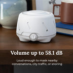 Yogasleep Dohm (White/Gray) The Original White Noise Machine, Relaxing Natural Sound from a Real Fan, Sleep Aid & Noise Cancelling for Adults & Baby