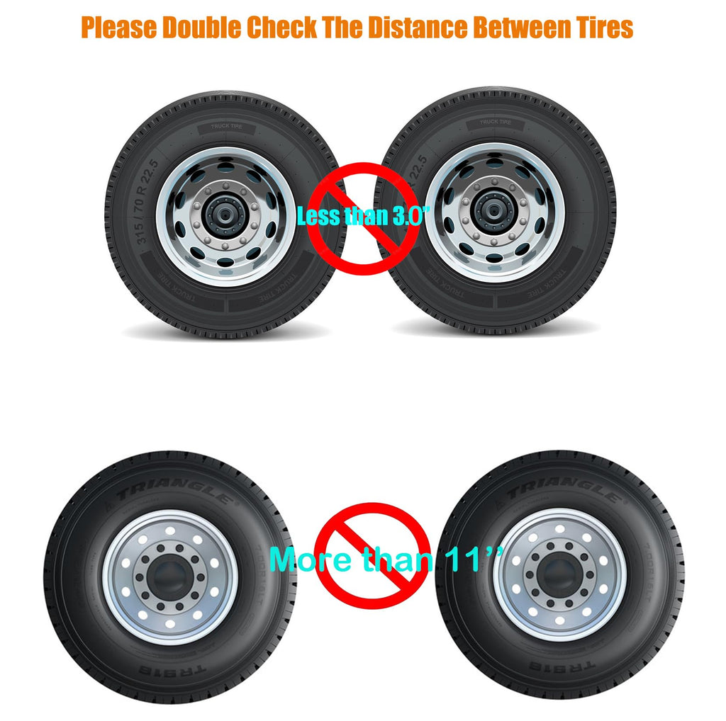 Camper Wheel Chock, 2 Sets of Tire Lock Chocks