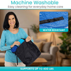 Vive Patient Lift Sling with Opening (400lb Capacity) - Lifting Aid Straps