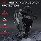 ARCCAPTAIN Auto Darkening Welding Helmet, 3.94"X3.66" Large Viewing Screen