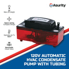 DiversiTech CP-22 Series Automatic Condensate Pump with Tubing for HVAC/R Equipment, Condensation Removal Pump with Removable Check Valve, 120V, 22'