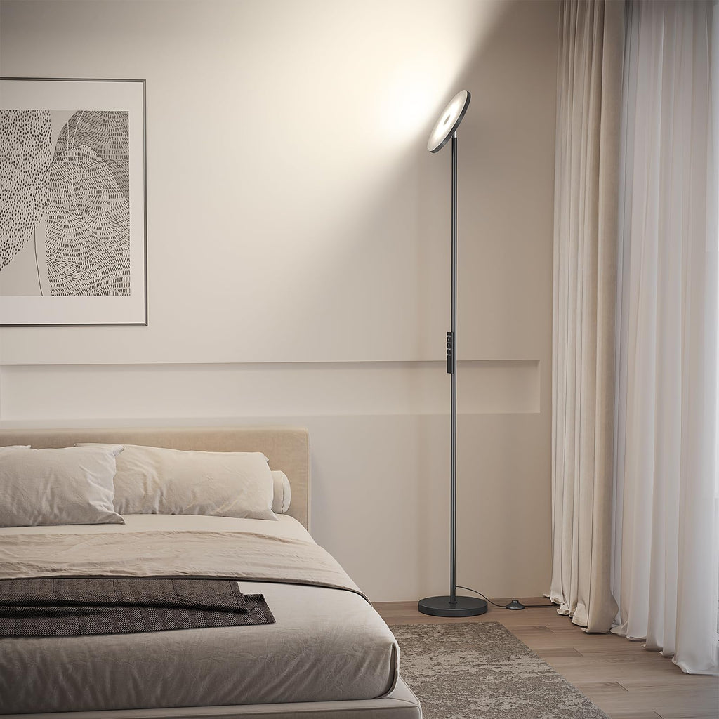 SUNMORY Floor Lamps for Living Room，LED Standing Lamp with Remote Control