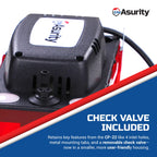 Asurity by Diversitech ULTRACP-22 120V Compact HVAC Condensate Pump with 22' Max Lift Height, Standard HVAC Condensate Removal Pump for Air