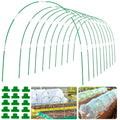 60Pcs Greenhouse Hoops Grow Tunnel Wide, 8FT Rust-Free Fiberglass Support Garden Hoops Kit for Raised Beds Plant Cloth Row Cover Netting-DIY Plant