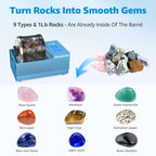 G1 4LB Professional Rock Tumbler Kit for Adults