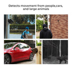 1/2 Mile Solar Wireless Driveway Alarm, 1 Receiver & 1 Sensor