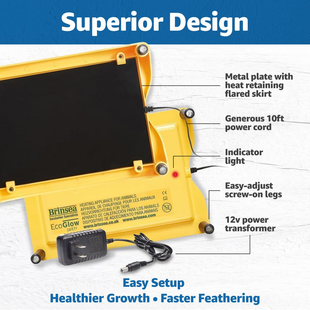 Brinsea Ecoglow Safety 600 Chick or Duckling Brooder, Up to 20 Chicks
