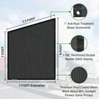 RV Awning Side Sun Shade Screen for Motorhome Camper Trailer Sunshade