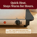 Elite Gourmet 7.5 Qt Triple Buffet Server & Food Warmer, 3 x 2.5 Qt Trays