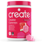 Create Creatine Monohydrate Gummies for Women and Men, Watermelon, 90ct