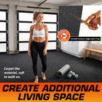 Armor All Garage Floor Mat 17' x 7'4", Waterproof Garage Flooring, USA Made