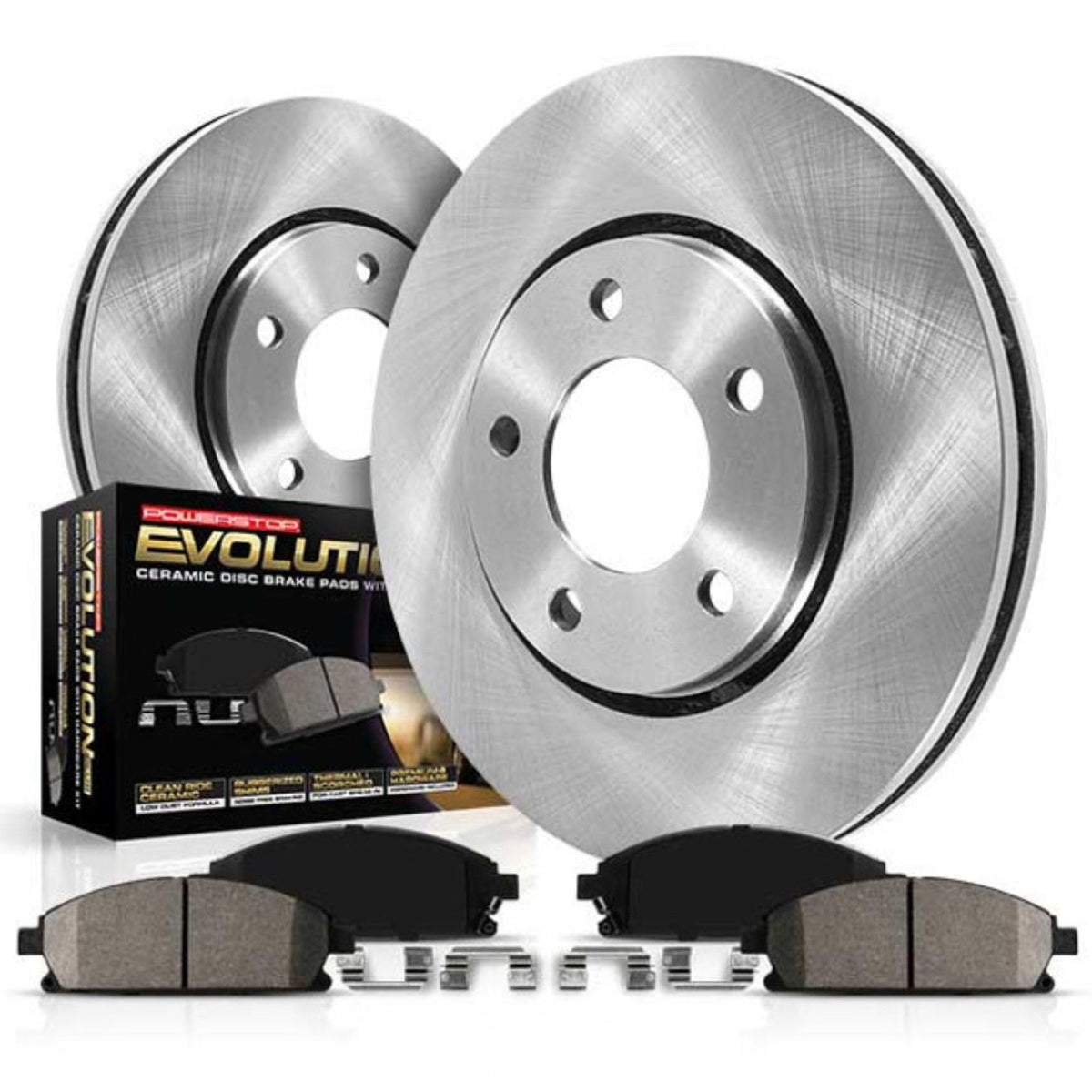 PowerStop Z17 Replacement Brake Pad & Rotor Kit Front KOE1043