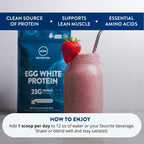 MRM Nutrition Egg White Protein - 23g Fat-Free Protein - 20 Servings