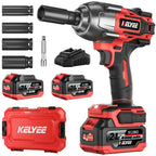 1/2" Cordless Impact Wrench 1107Ft-lbs(1500N.m) with 21V 2 Battery