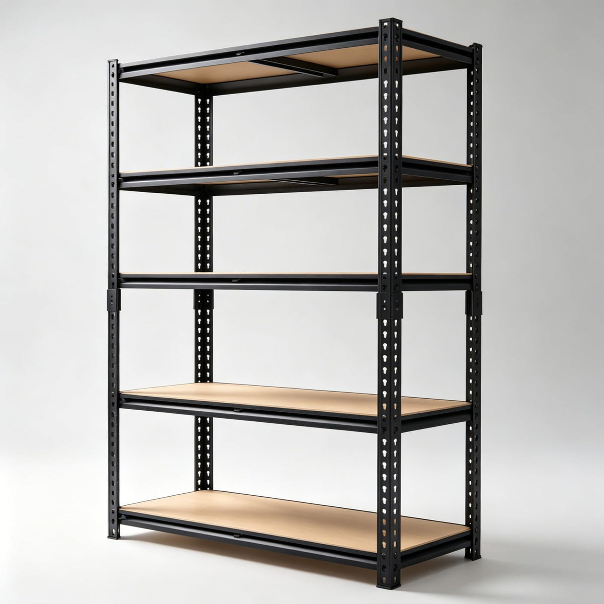 Garage Storage Shelves Heavy Duty Garage Shelving Units 60" x 28" x 12"in Metal Shelving 5 Tier Adjustable Rack Shelfs 2000LBS Suitable For Garage