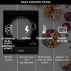 Duxtop 1800W Portable Induction Cooktop Countertop Burner, Black 9100MC