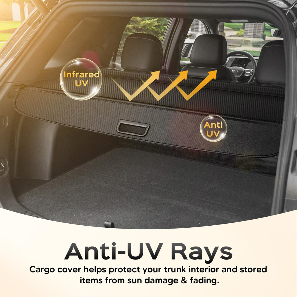 Powerty Cargo Cover for Mazda CX5 CX-5 2017-2024 2025 Accessories, Canvas